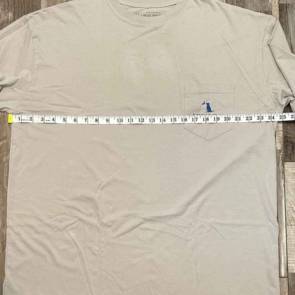 Local Boy Outfitters Long Sleeve Pocket Tee in Light Gray-Fish. NWOT! - Picture 4 of 7